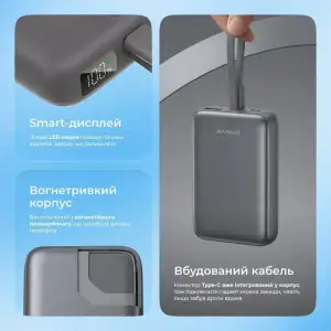 Портативная Батарея Proove Neutron 22.5W 10000mAh purple