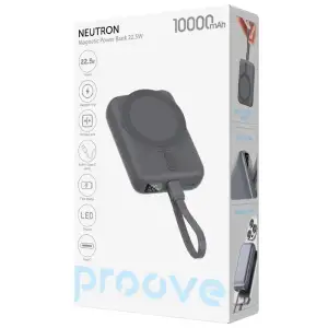 Портативная Батарея Proove Neutron 22.5W 10000mAh silver/white