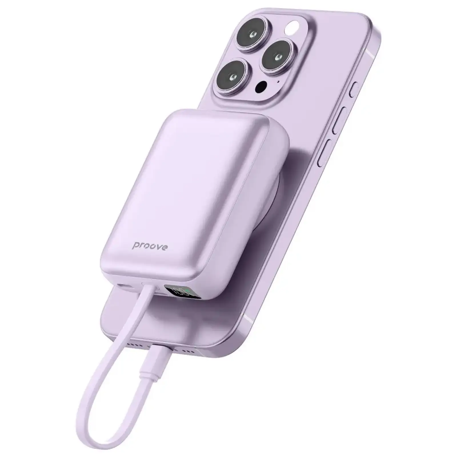 Портативная Батарея Proove Neutron 22.5W 10000mAh silver/white