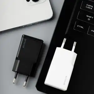 CЗУ Proove Slender 30W (Type-C+USB) Black