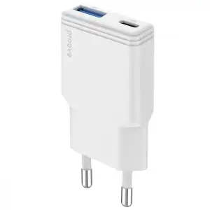 CЗУ Proove Slender 30W (Type-C+USB) White
