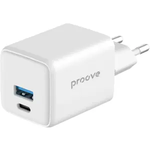МЗП Proove Pocket GaN 30W (Type-C + USB) White