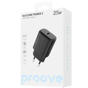 СЗУ Proove Silicone Power 2 25W (Type-C) Black
