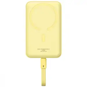 Зовнішній акумулятор Baseus Magnetic Mini 30W 10000mAh yellow