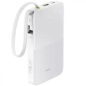 Зовнішній акумулятор Baseus EnerFill Bipow2 Pro 22.5W 10000mAh White