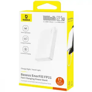 Зовнішній акумулятор Baseus EnerFill 22.5W 10000mAh Black