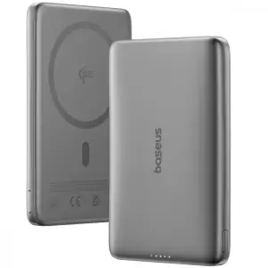 Внешний аккумулятор Baseus PicoGo Ultra-Slim AM41 Qi2 27W 10000mAh Pink