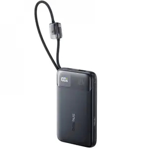 Внешний аккумулятор Baseus EnerFill FC11 Digital Display 10000mAh 22.5W Black