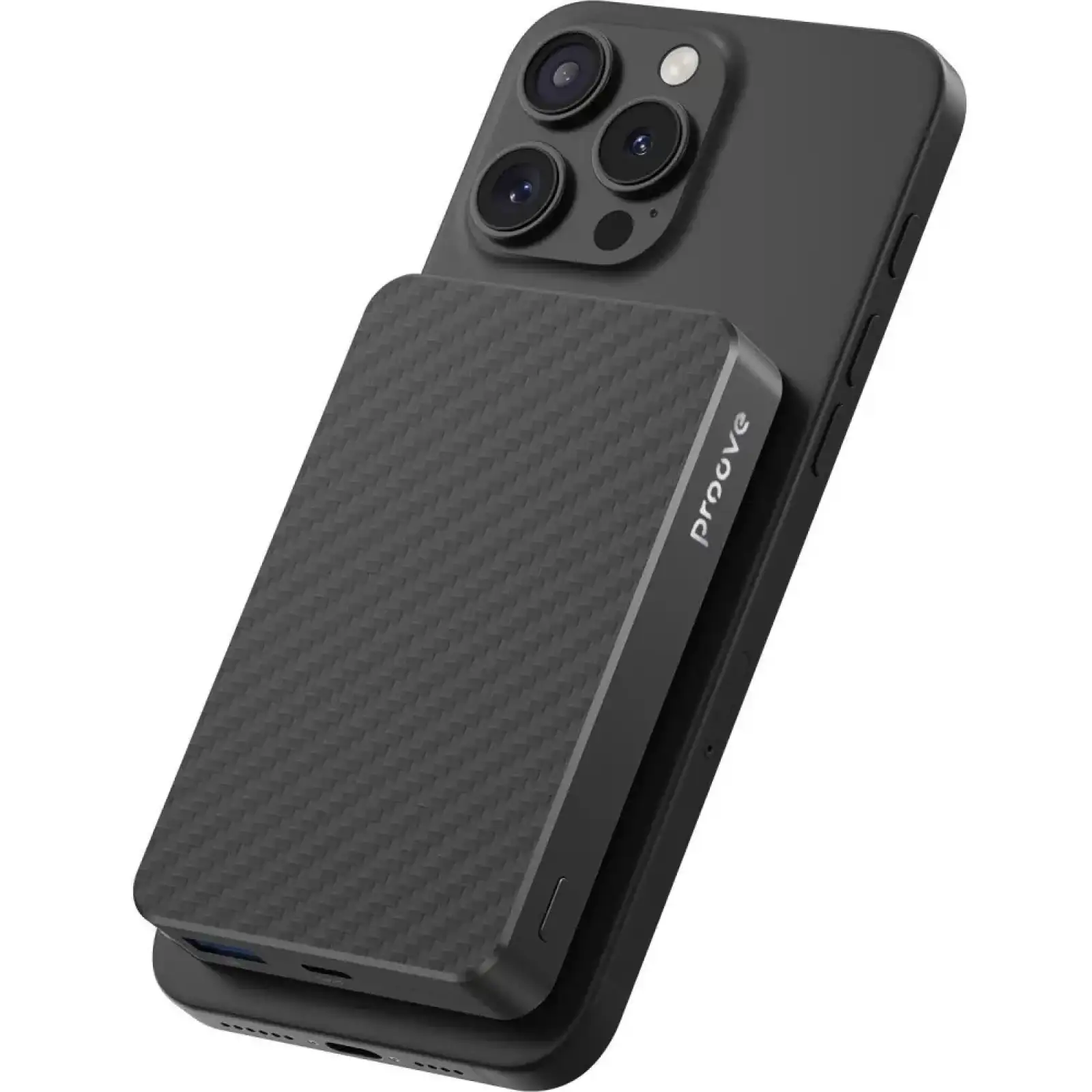 Зовнішня батарея Proove Carbon Slim 22.5W 10000mAh Black