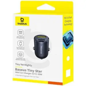 АЗУ Baseus Tiny Star Mini 30W (Type-C + USB) Black