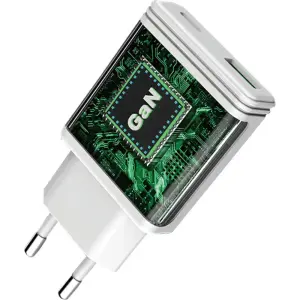 МЗП Proove Slender 45W (Type-C + USB) Black (WCSL45110001)