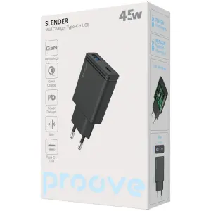 МЗП Proove Slender 45W (Type-C + USB) White (WCSL45110002)