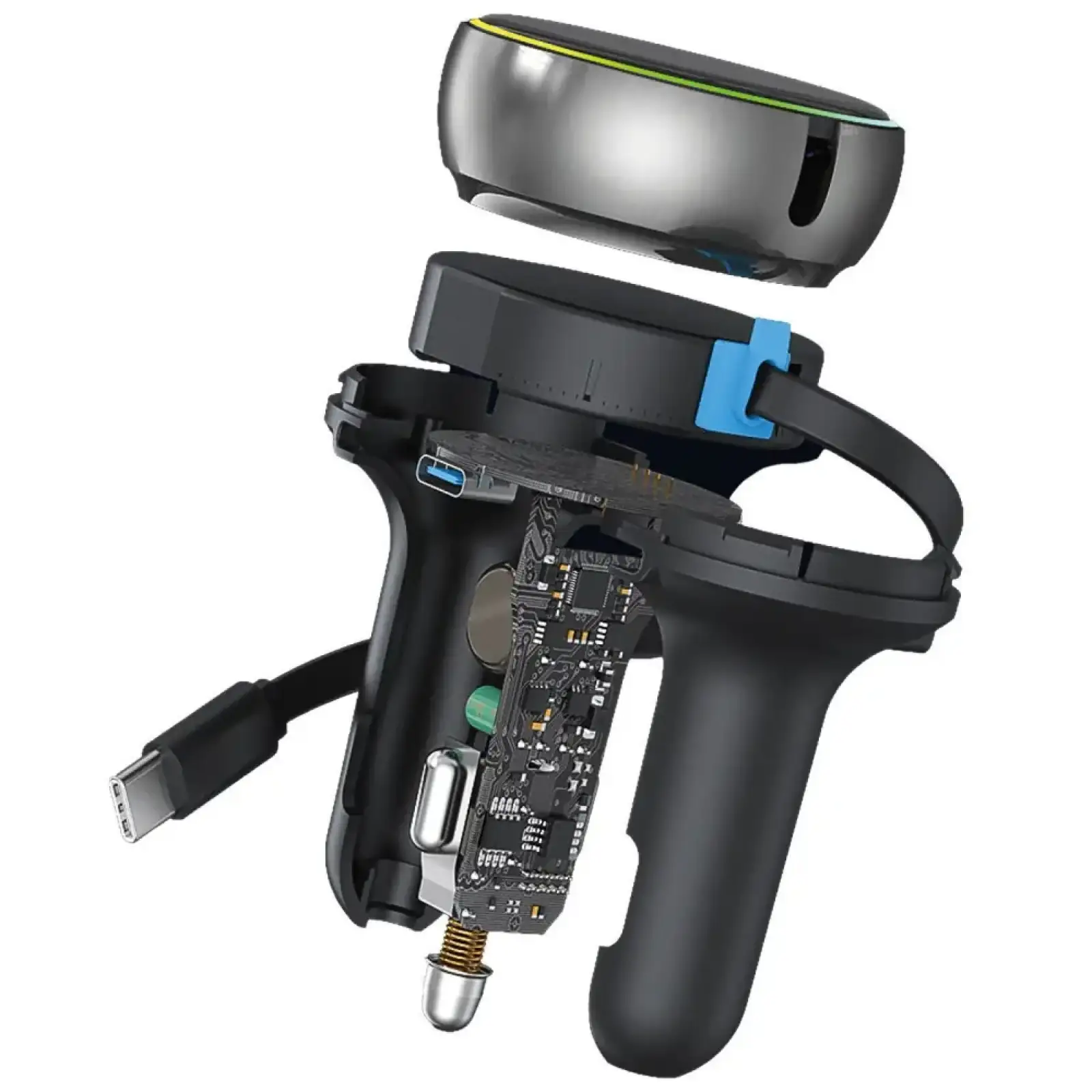 АЗУ Proove Hammer 81W (Type-C + USB) + Retractable Type-C Cable Black
