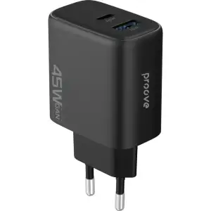 МЗП Proove Silicone Power 2 45W (Type-C+USB) Black