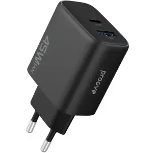 МЗП Proove Silicone Power 2 45W (Type-C+USB) Black