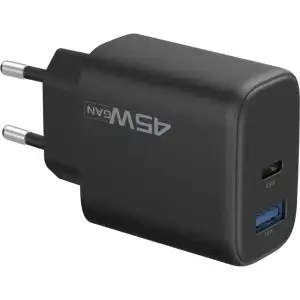 МЗП Proove Silicone Power 2 45W (Type-C+USB) Black