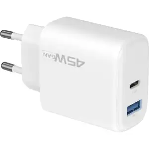 МЗП Proove Silicone Power 2 45W (Type-C+USB) White