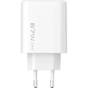 МЗП Proove Silicone Power 2 67W (2*Type-C+USB) White