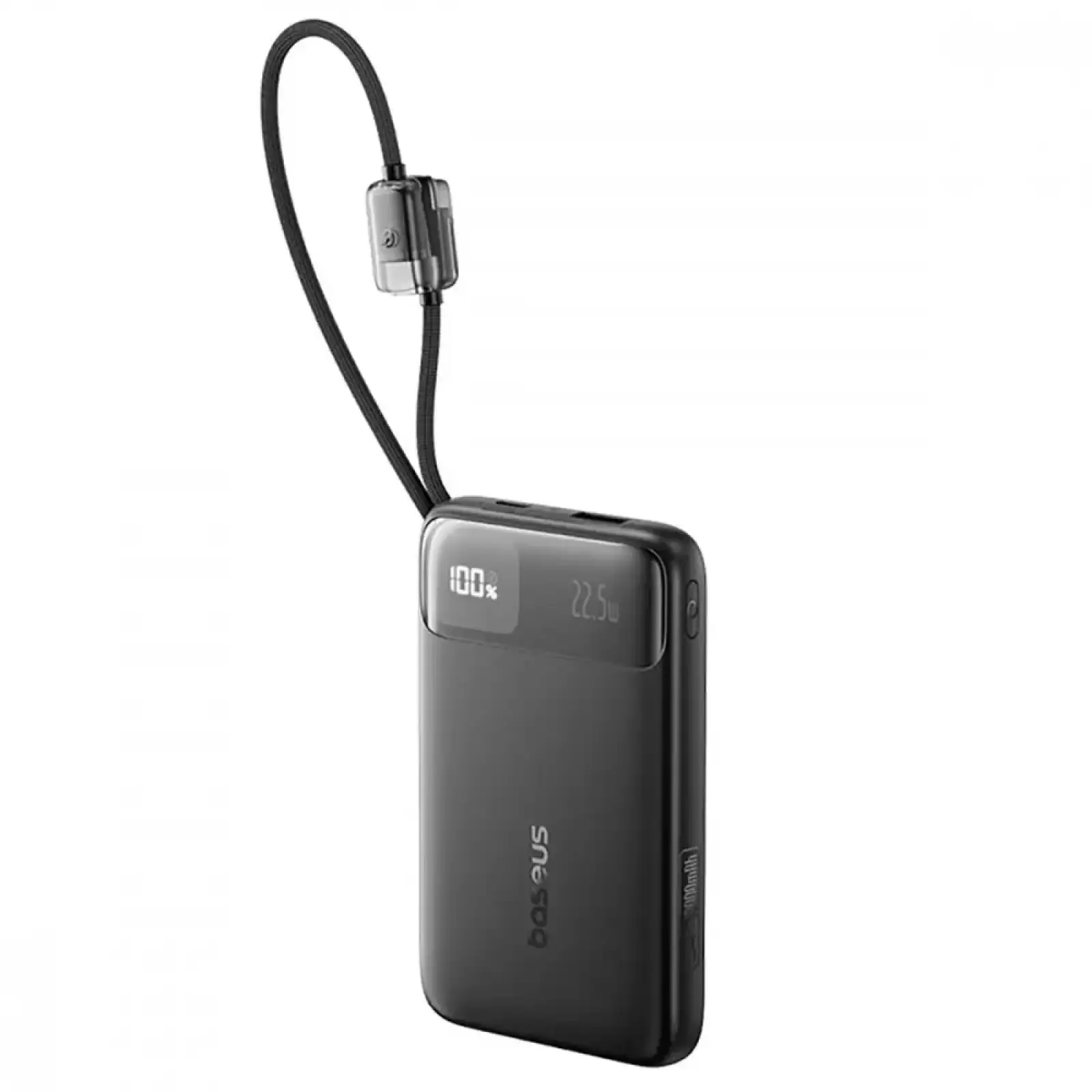 Зовнішній акумулятор Baseus EnerFill FC11 Digital Display 10000mAh 22.5W + Кабель Type-C to Type-C Black
