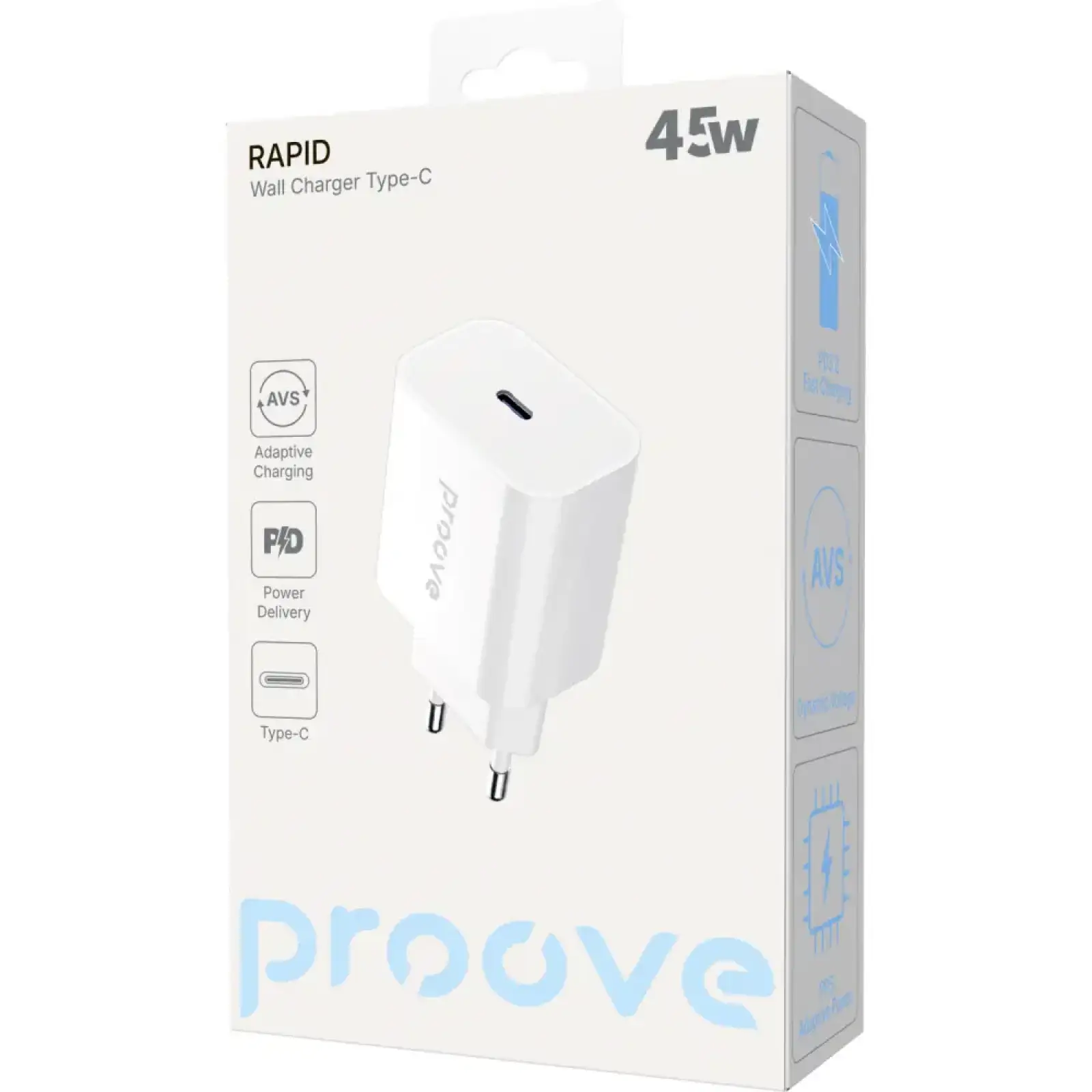 МЗП Proove Rapid 45W (Type-C) White