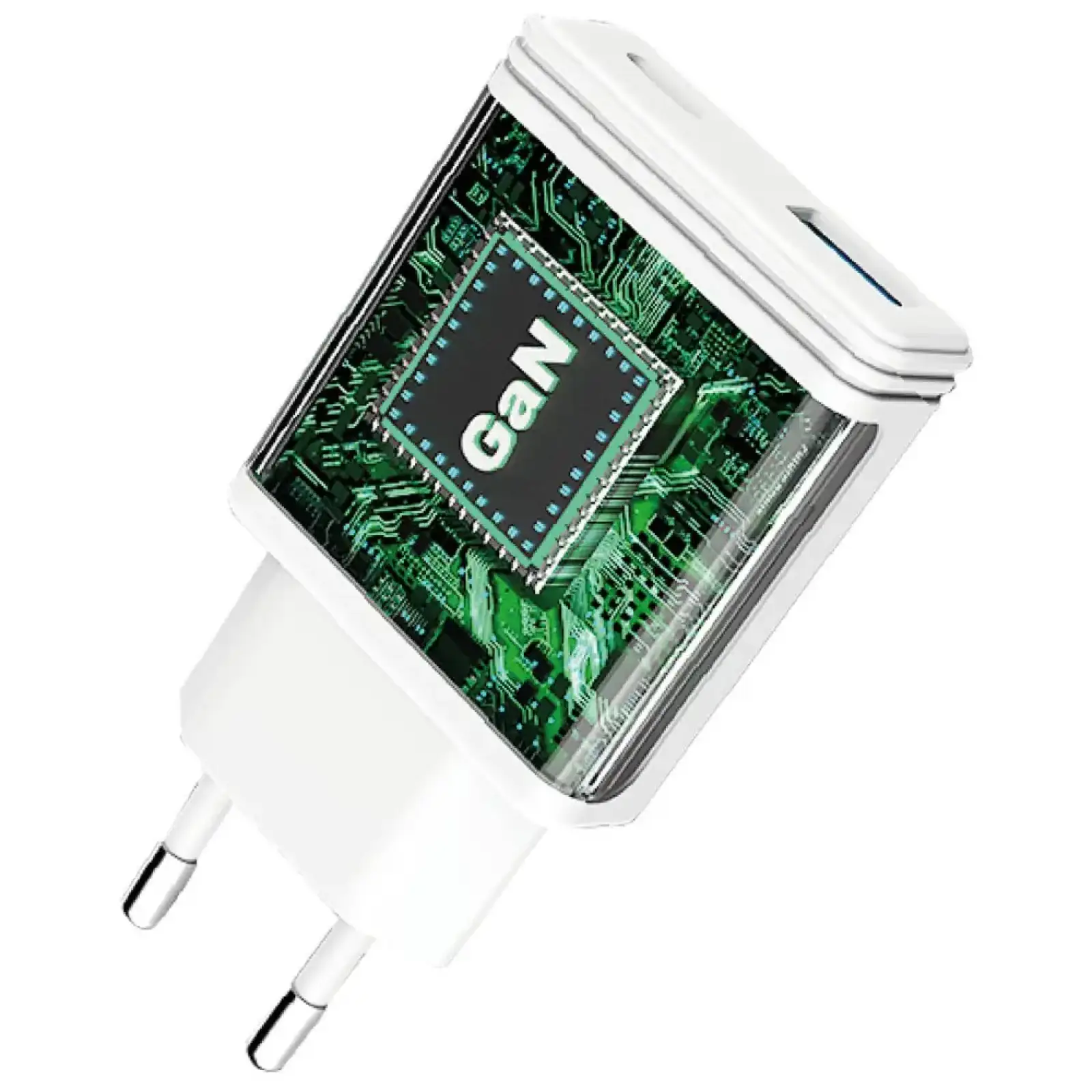 СЗУ Proove Slender 65W (Type-C + USB) White
