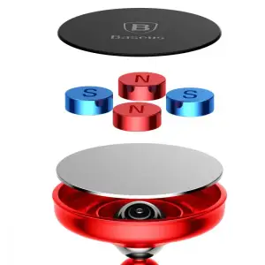 Автомобільний тримач Baseus Bullet An On-Board Magnetic Bracket Black, SUYZD-01