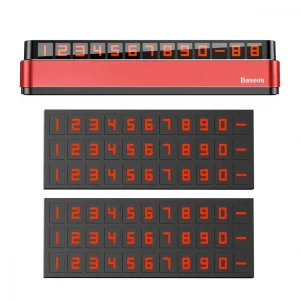 Паркувальна Карта Baseus Moonlight Box Series Temporary Parking Number Plate Dark Gray, ACNUM-B0G
