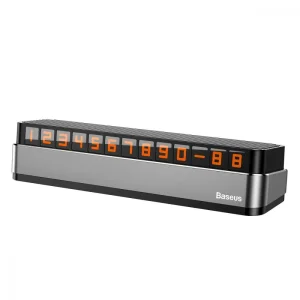 Паркувальна Карта Baseus Moonlight Box Series Temporary Parking Number Plate Dark Gray, ACNUM-B0G