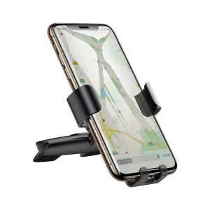 Автомобільний тримач Baseus Metal Age Gravity Car Mount CD Version Silver, SUYL-J0S