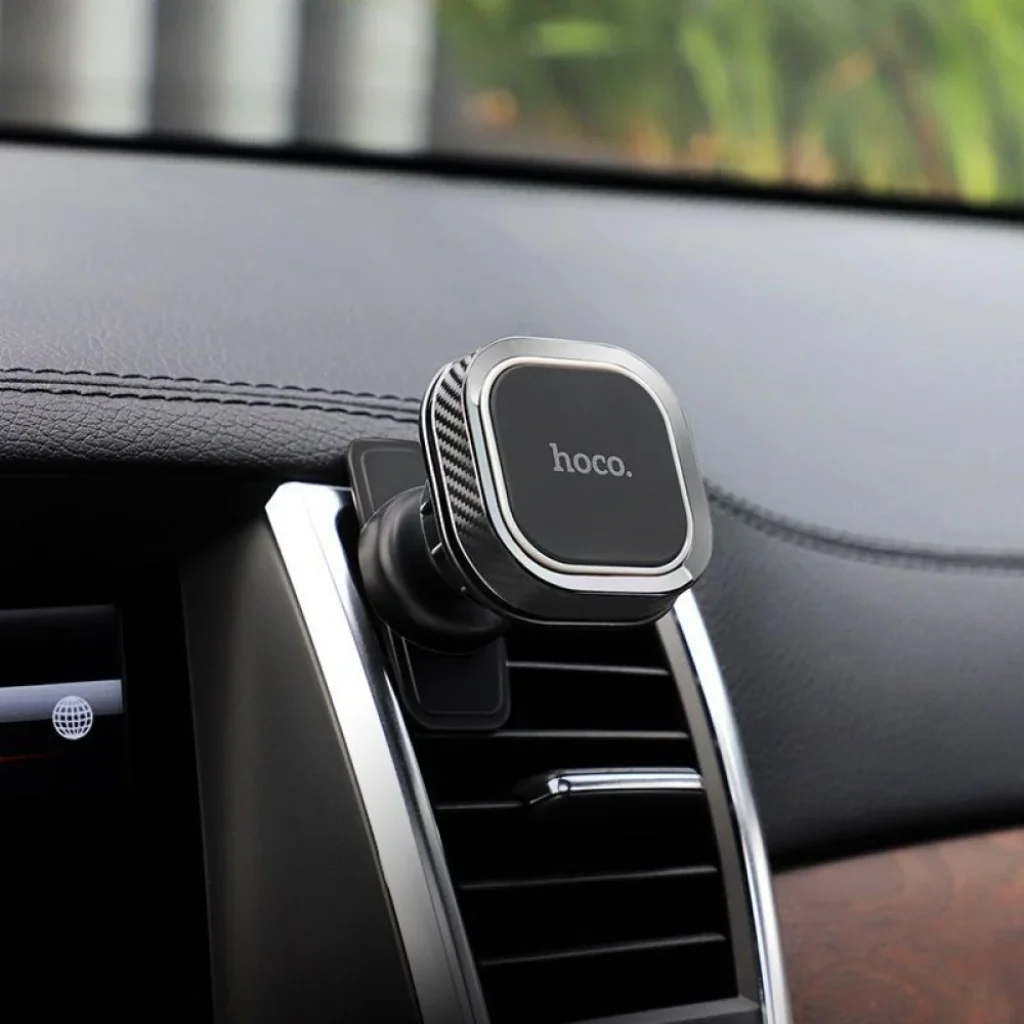 Автодержатель Hoco CA52 Intelligent Air Outlet Black/Gray, 23793