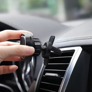 Автодержатель Hoco CA52 Intelligent Air Outlet Black/Gray, 23793