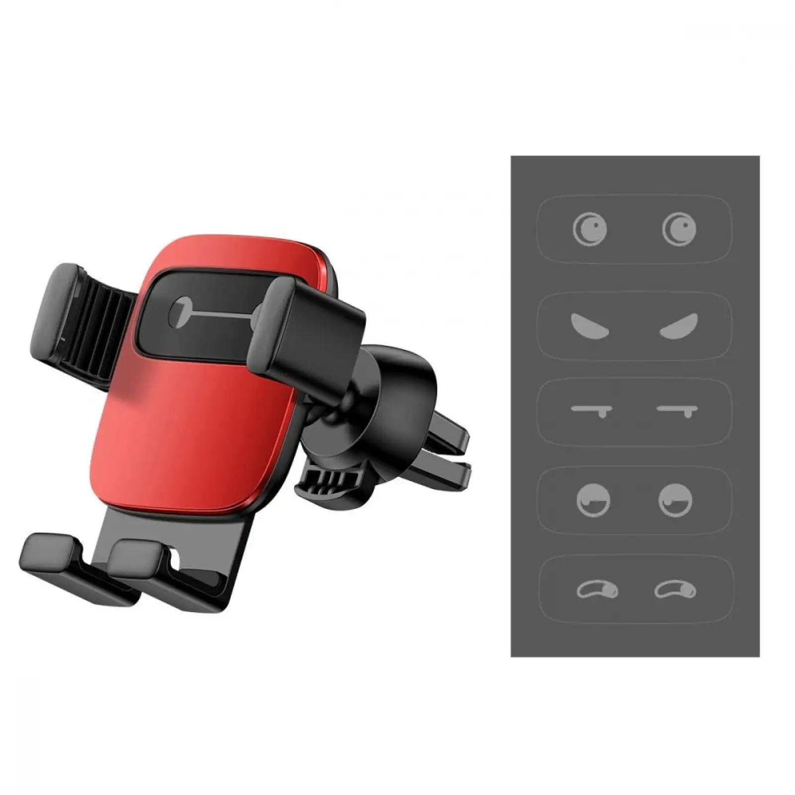 Автодержатель Baseus Cube Gravity Vehicle Mounted Black, SUYL-FK01
