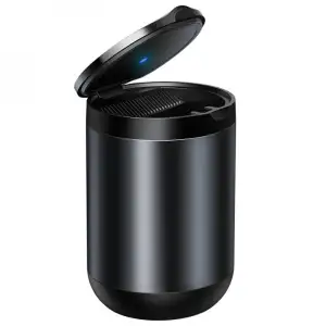 Автомобильная пепельница Baseus Premium Car Ashtray Black, CRYHG01-01