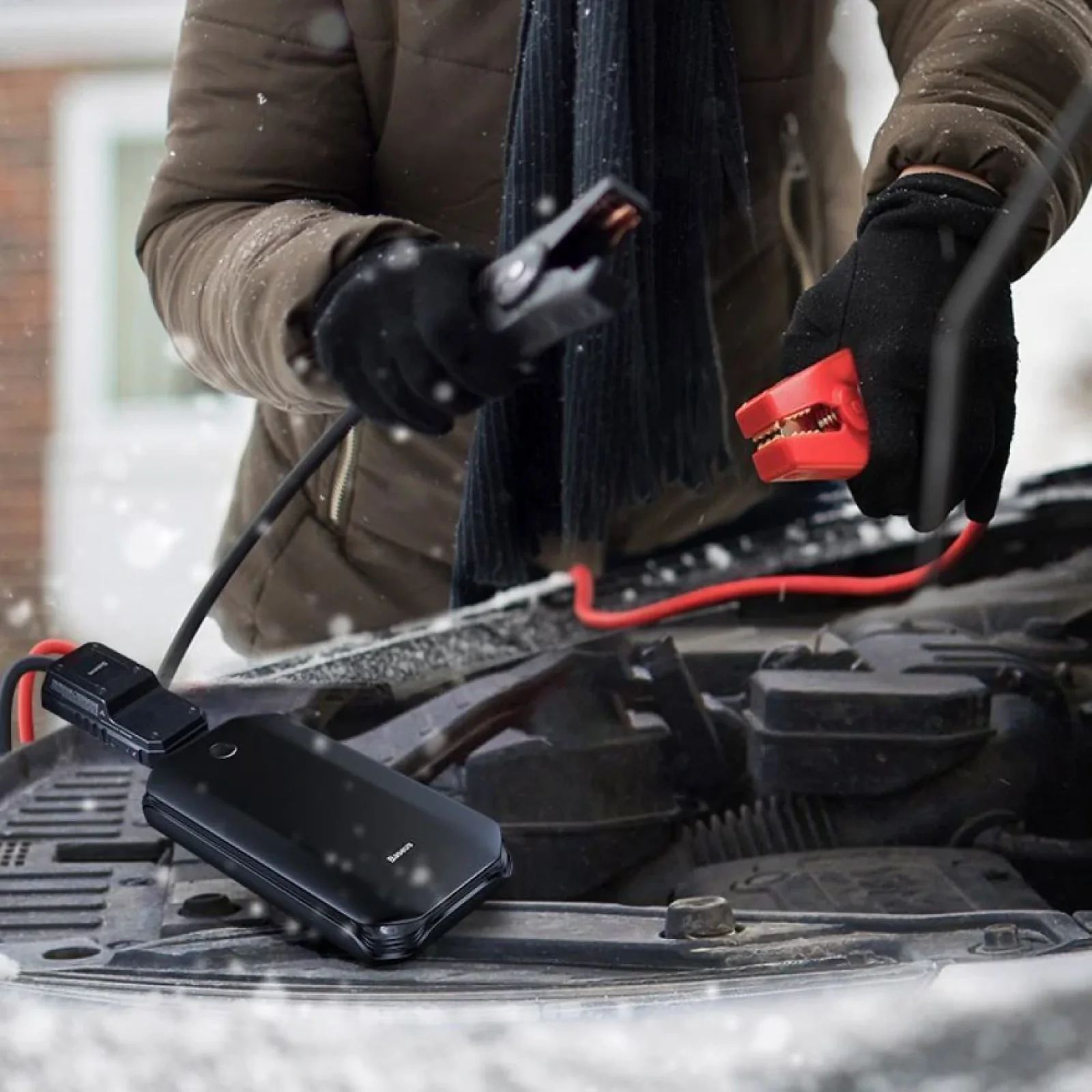 Пусковий Пристрій Baseus Super Energy Car Jump Starter 8000 mAh Black, CRJS01-01