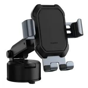 Тримач в машину Baseus Tank Gravity Car Mount With Suction Base Black, SUYL-TK01