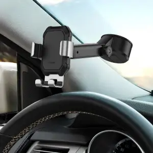 Тримач в машину Baseus Tank Gravity Car Mount With Suction Base Black, SUYL-TK01