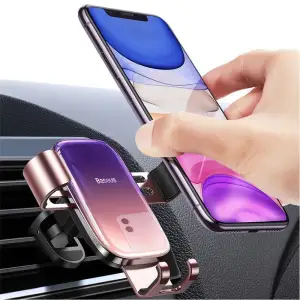 Автодержатель Baseus Glaze Gravity Car Mount Black, SUYL-LG01