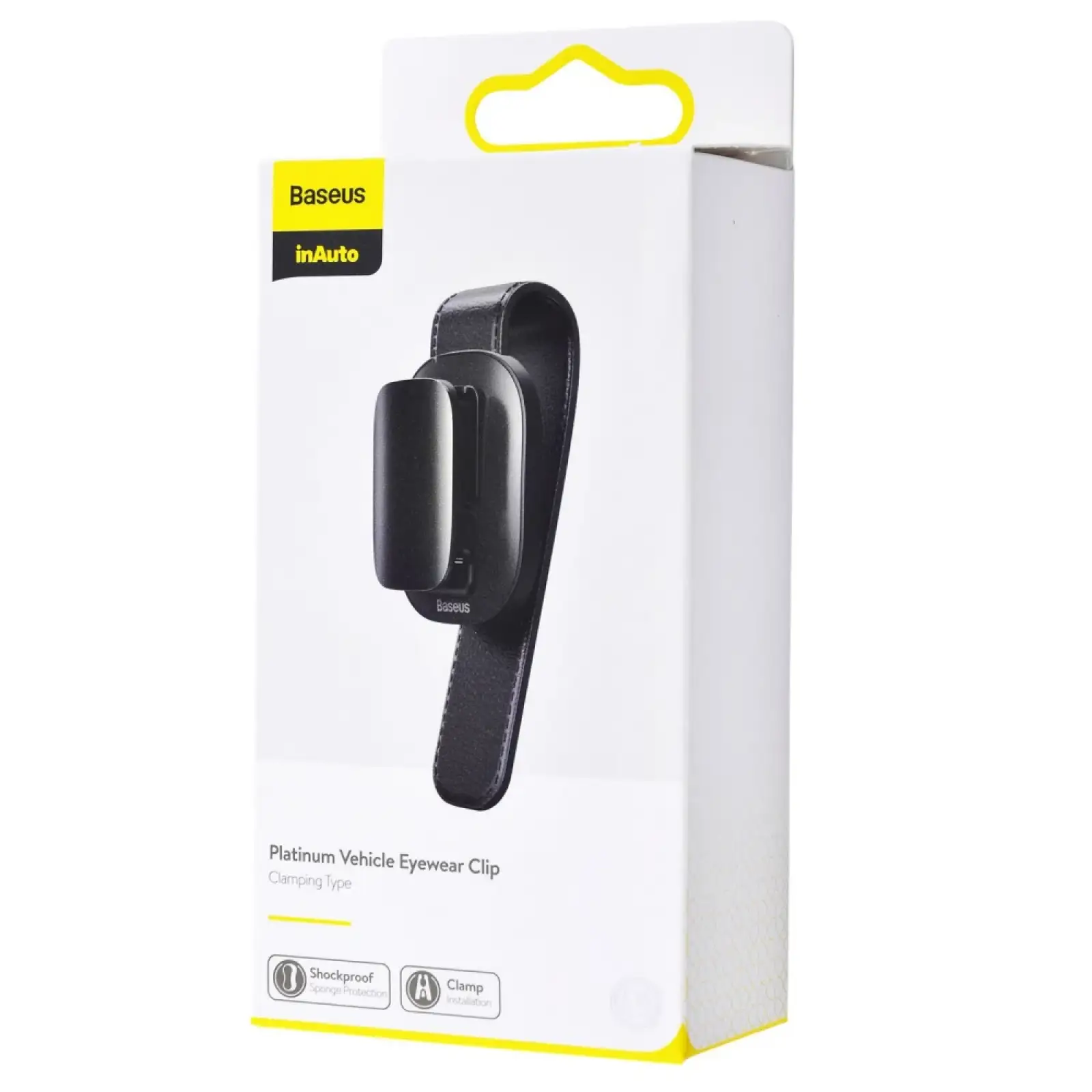 Автодержатель для очков Baseus Platinum Vehicle Black, ACYJN-B01