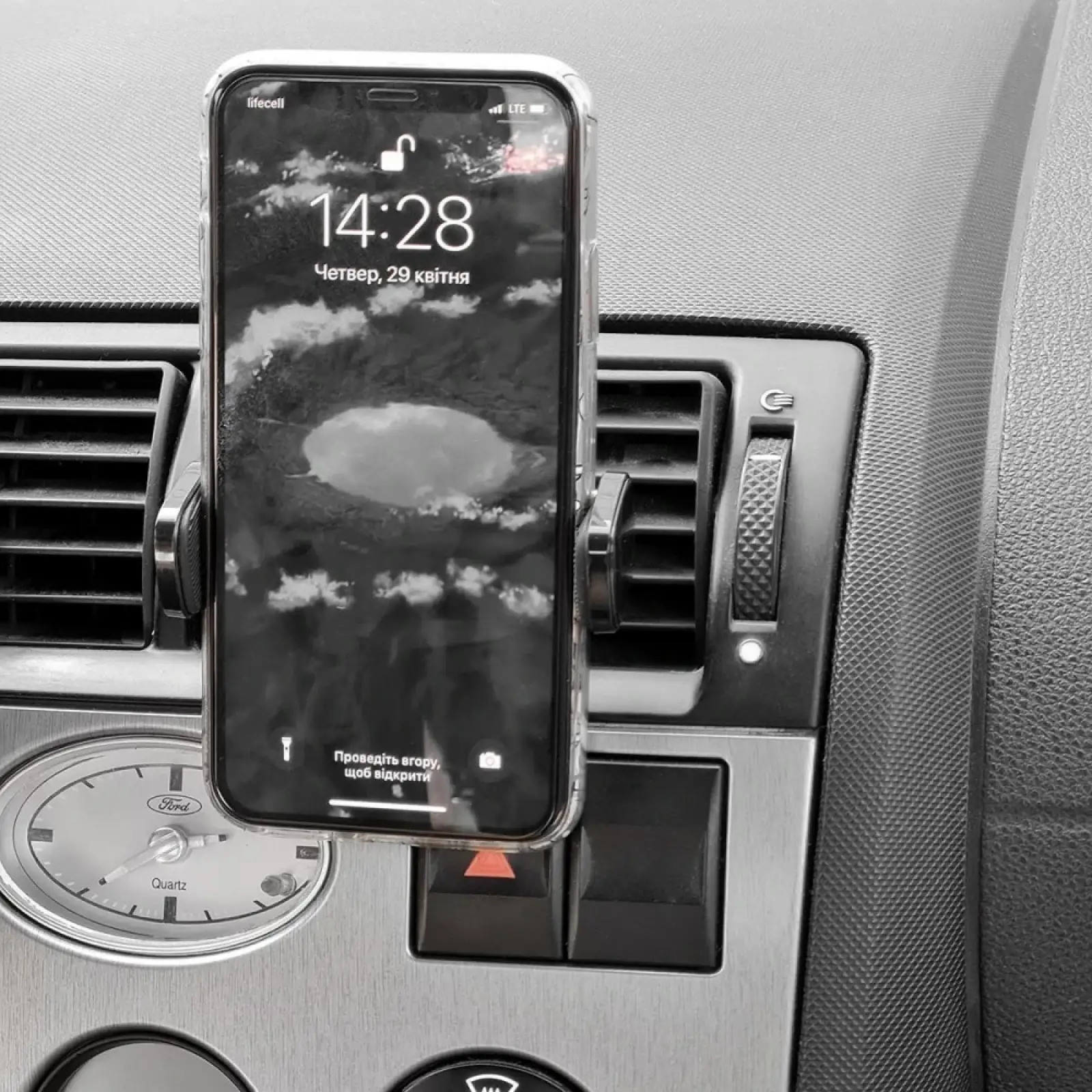 Тримач в машину Baseus Steel Cannon Air Outlet Car Mount Black, SUGP-01