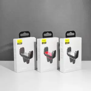 Тримач в машину Baseus Steel Cannon Air Outlet Car Mount Black, SUGP-01