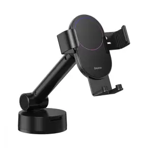 Тримач в машину Baseus Simplism Gravity Car Mount With Suction Base Black, SUYL-JY01