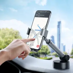 Автодержатель Baseus Simplism Gravity Car Mount With Suction Base Black, SUYL-JY01