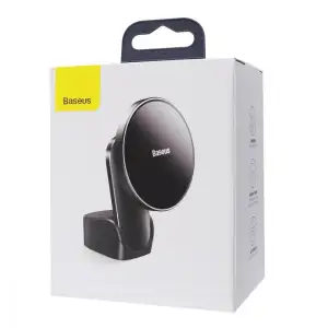 Автодержатель с беспроводной зарядкой Baseus Big Energy 15W Black, WXJN-01
