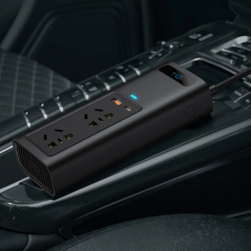 Автомобільний інвертор Baseus In-car Inverter 150W (220V CN/EU) Black, CRNBQ-A01