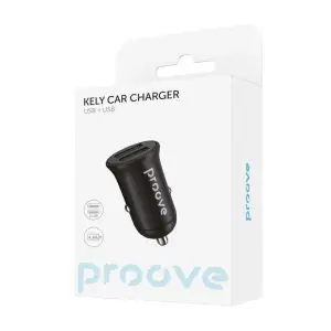 АЗУ Proove Kely Car Charger (2USB) Black ACKC10200001