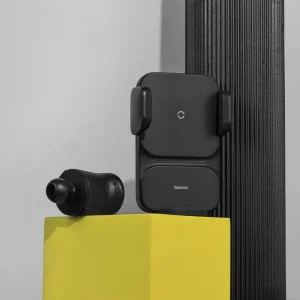 Автодержатель с Беспроводной Зарядкой Baseus Wisdom Auto Alignment 15W Black, CGZX000001