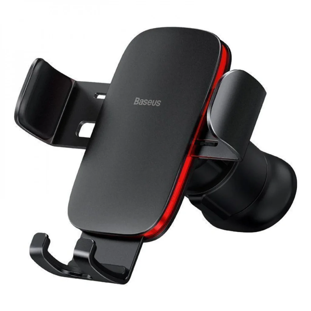 Тримач в машину Baseus Metal Age 2 Gravity Air Outlet Car Mount Dark Gray, SUJS000013