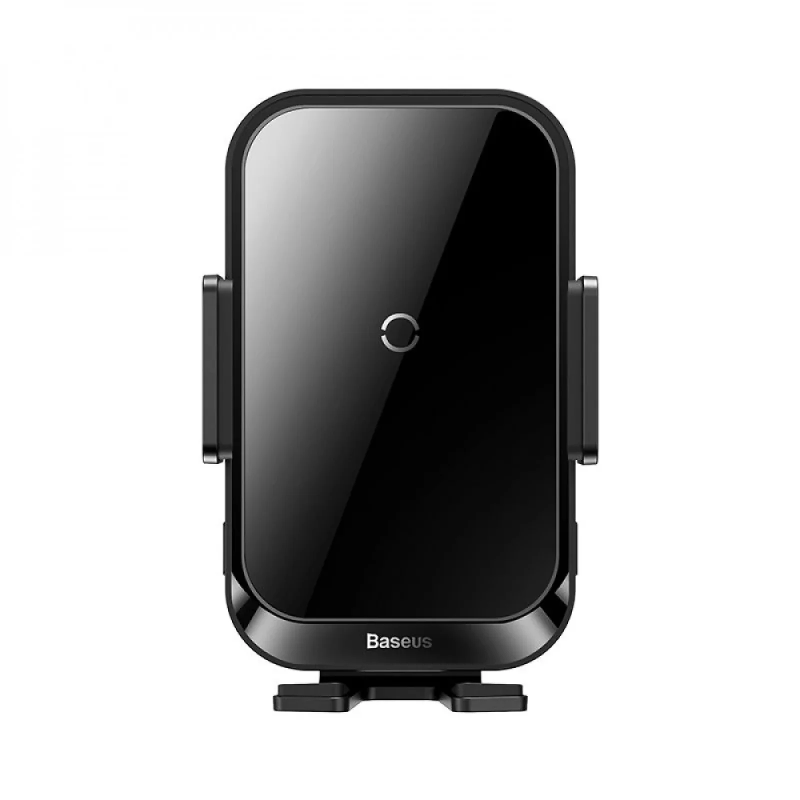 Тримач в машину з Бездротовим ЗП Baseus Halo Electric 15W Black, SUDD000001