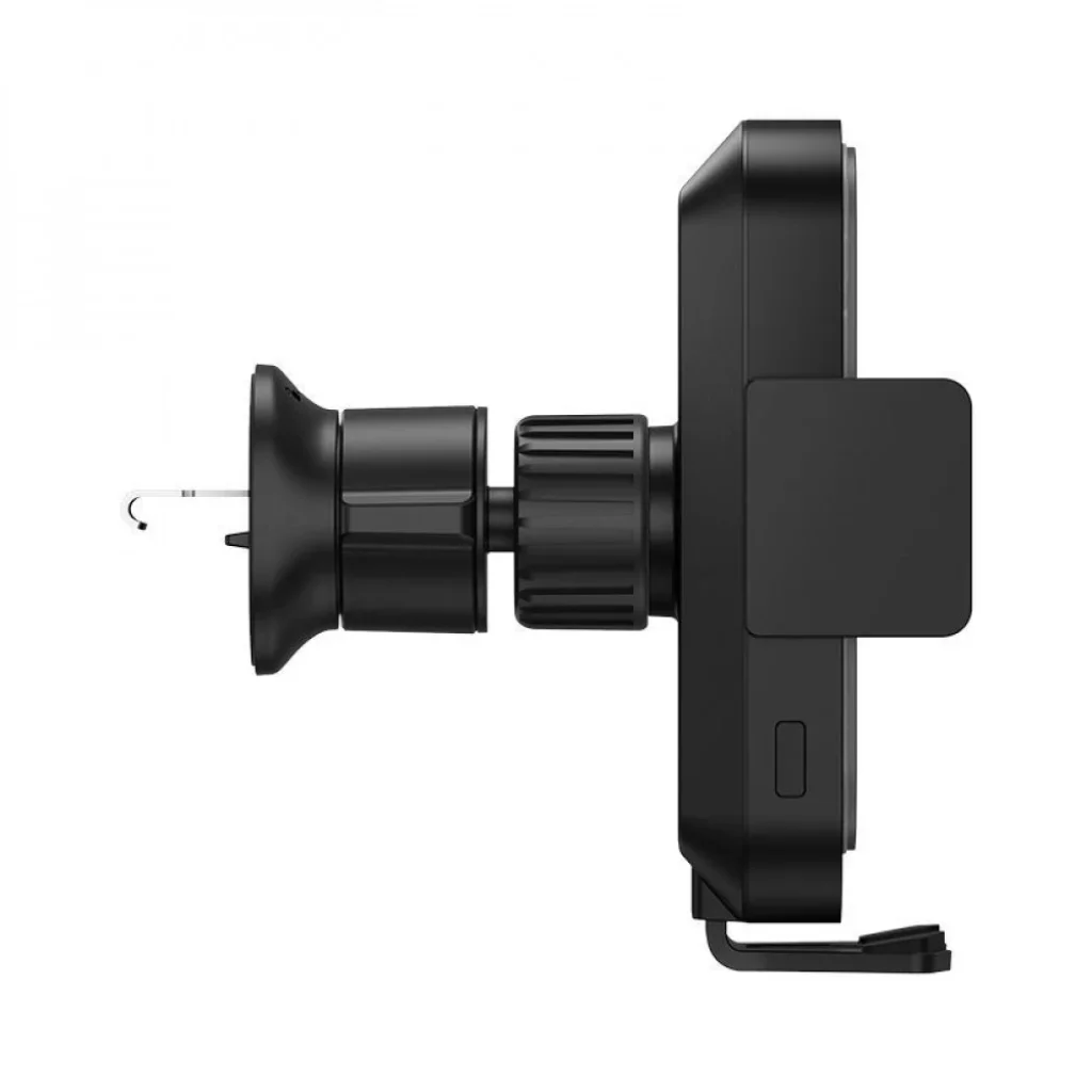 Тримач в машину з Бездротовим ЗП Baseus Halo Electric 15W Black, SUDD000001