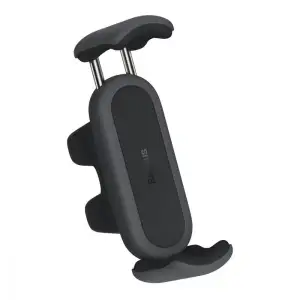 Автомобільний тримач Baseus Steel Cannon 2 Air Outlet Version Black, SUGP000001